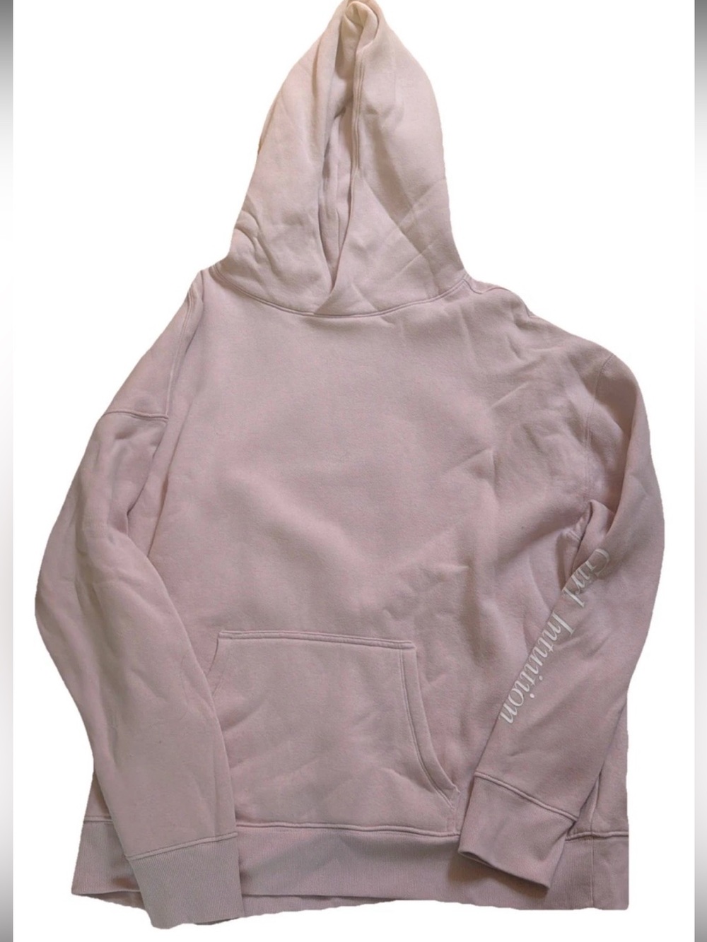 Wild Fable Women’s Pullover Hoodie Sweatshirt Pink Girl Intuition Size Large NEW